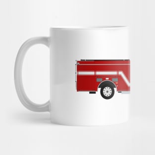 Red Fire Engine Mug